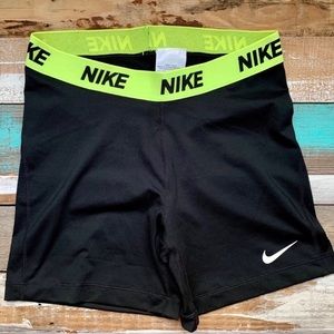 Neon Green Nike Pros